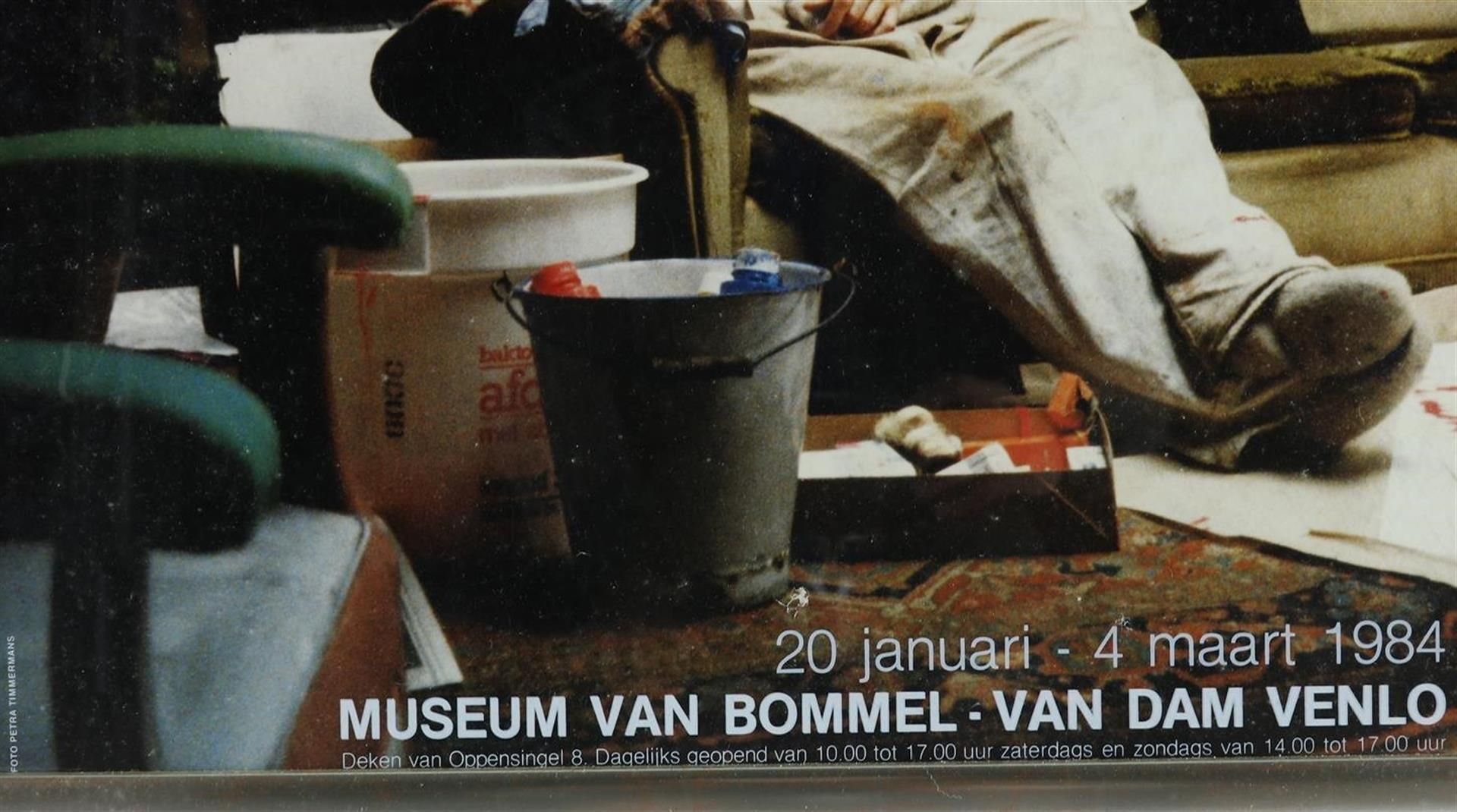 Framed exhibition poster, for the Anton Heyboer exhibition at the Bommel van Dam museum in Venlo - Image 4 of 5