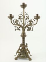 Brass church candlestick