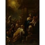 Circle of Franz  Anton Weiss, adoration of the Magi.