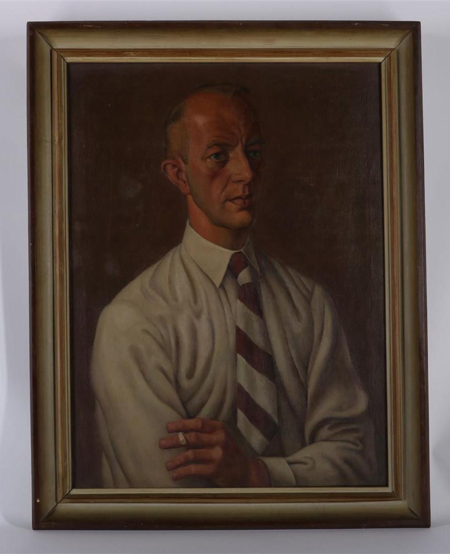 Riemko Holtrop (1914-1996) Self-portrait, signed top right and dated 1943, canvas, 79 x 59 cm. - Image 2 of 4