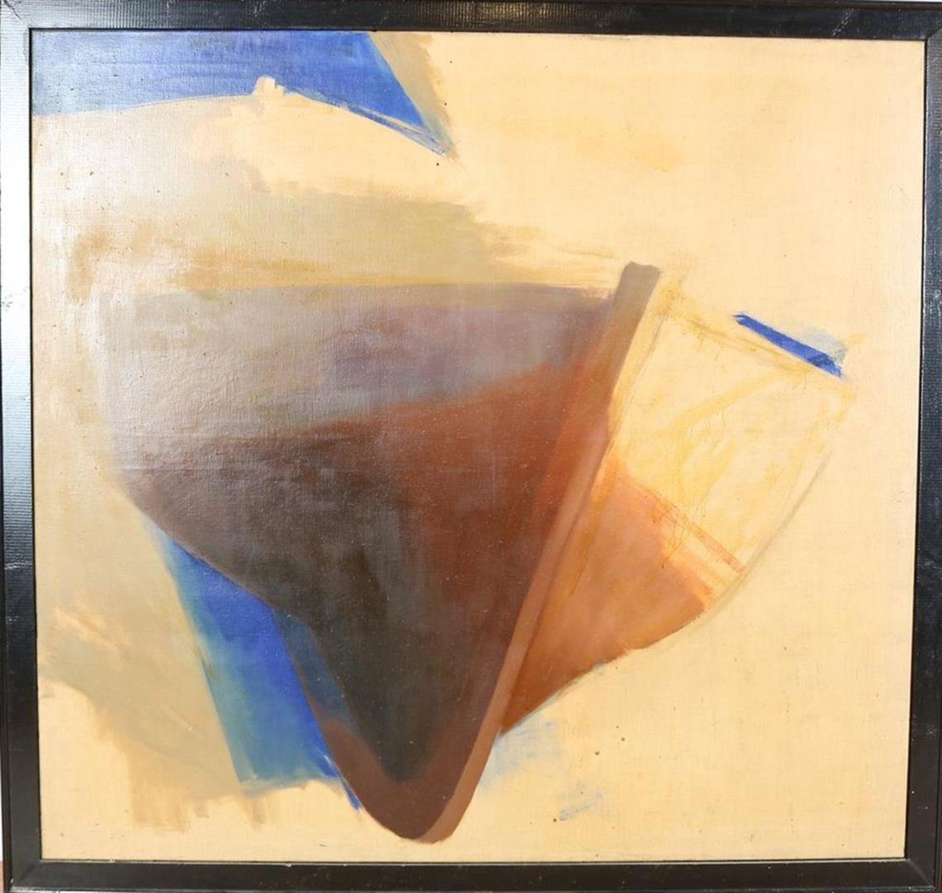 Martin Coppes (1951-) 'zonder titel 7', abstract composition, signed on the reverse, canvas 150 x - Image 2 of 6