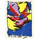 'Cook from you', signed bottom center, screen print épreuve d'artiste 50 x 35 cm. Comes with