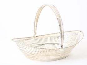 Silver cream puff basket