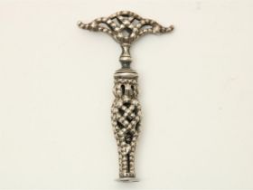 Silver corkscrew, Hugo Brouwer, Rotterdam 18th century
