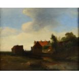 Mogelijk Salomon Verveer (1813-1876) Dutch landscape, unsigned, possibly S.L Verveer, Canvas 46 x 58