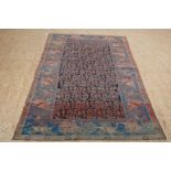 Carpet, Malayer, 192 x 127 cm., Iran 2nd half 19th century. (Meeuwen's label)