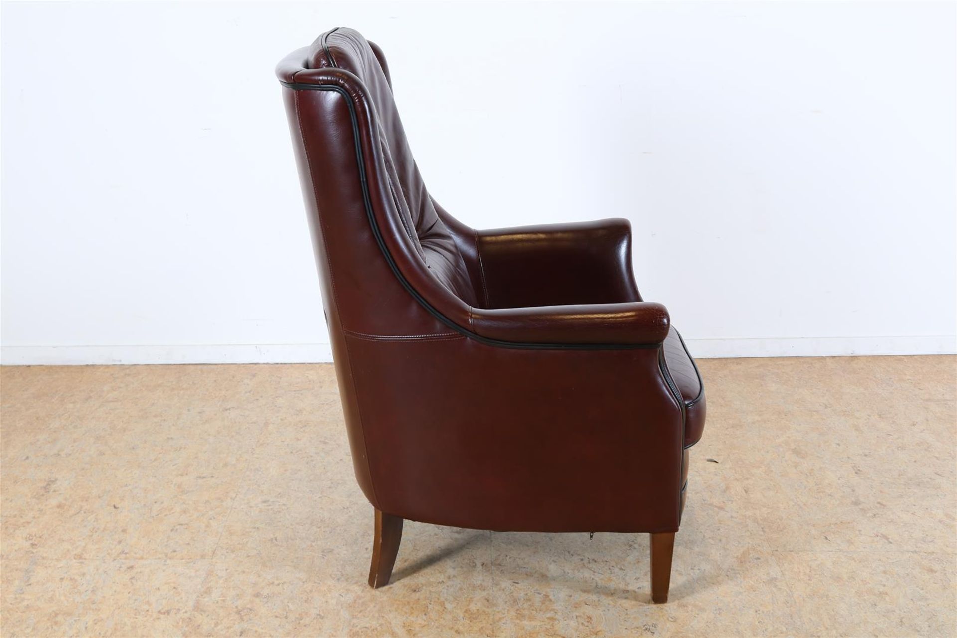 brownleather fauteuil - Bild 2 aus 4