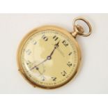 Yellow gold pocket watch, H. HIEK & ZOON