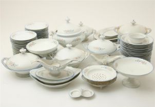 Porcelain tableware, M. de Mavaleix, Limoges,