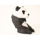 Chris Tap (1973-) Panda, marble composite. Edition approx. 50. h. 16 cm.