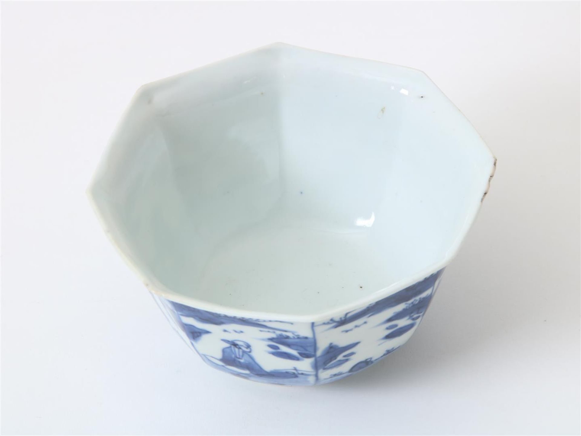 Octagonal porcelain bowl, transition  - Bild 2 aus 4