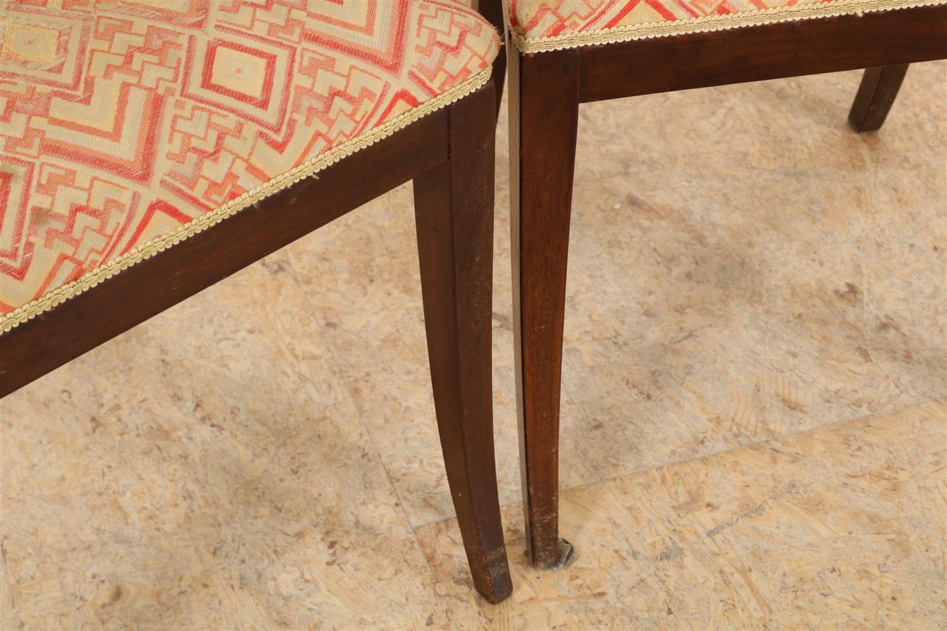 Series of 2 mahogany chairs - Bild 4 aus 4