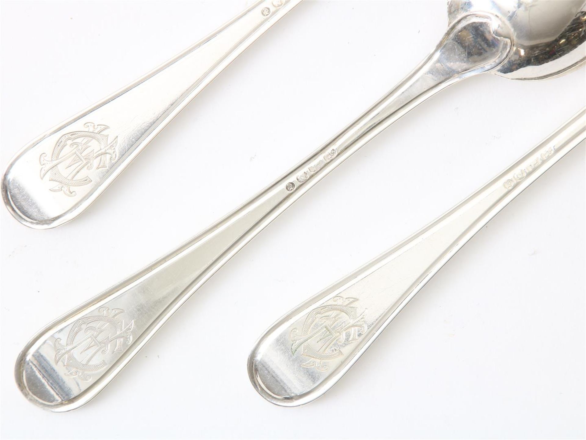 Silver cutlery, spoons and forks - Bild 2 aus 2