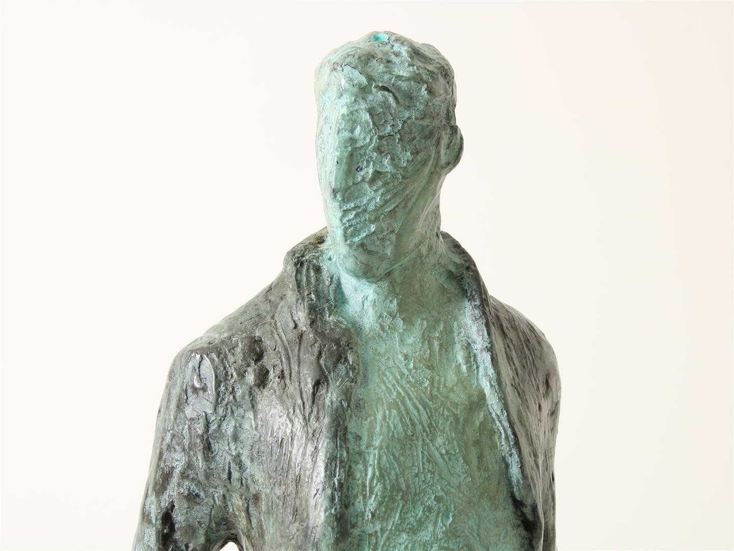 Saskia Pfaeltzer (1955-) 'The Watchman', bronze sculpture commissioned by International - Image 2 of 6