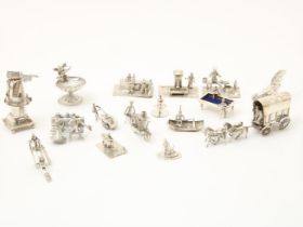 Silver miniatures, 20th century