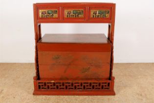 Dowry chest, China late 19th century