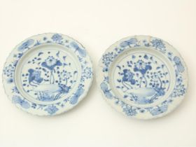 Set of porcelain plates, 18 century