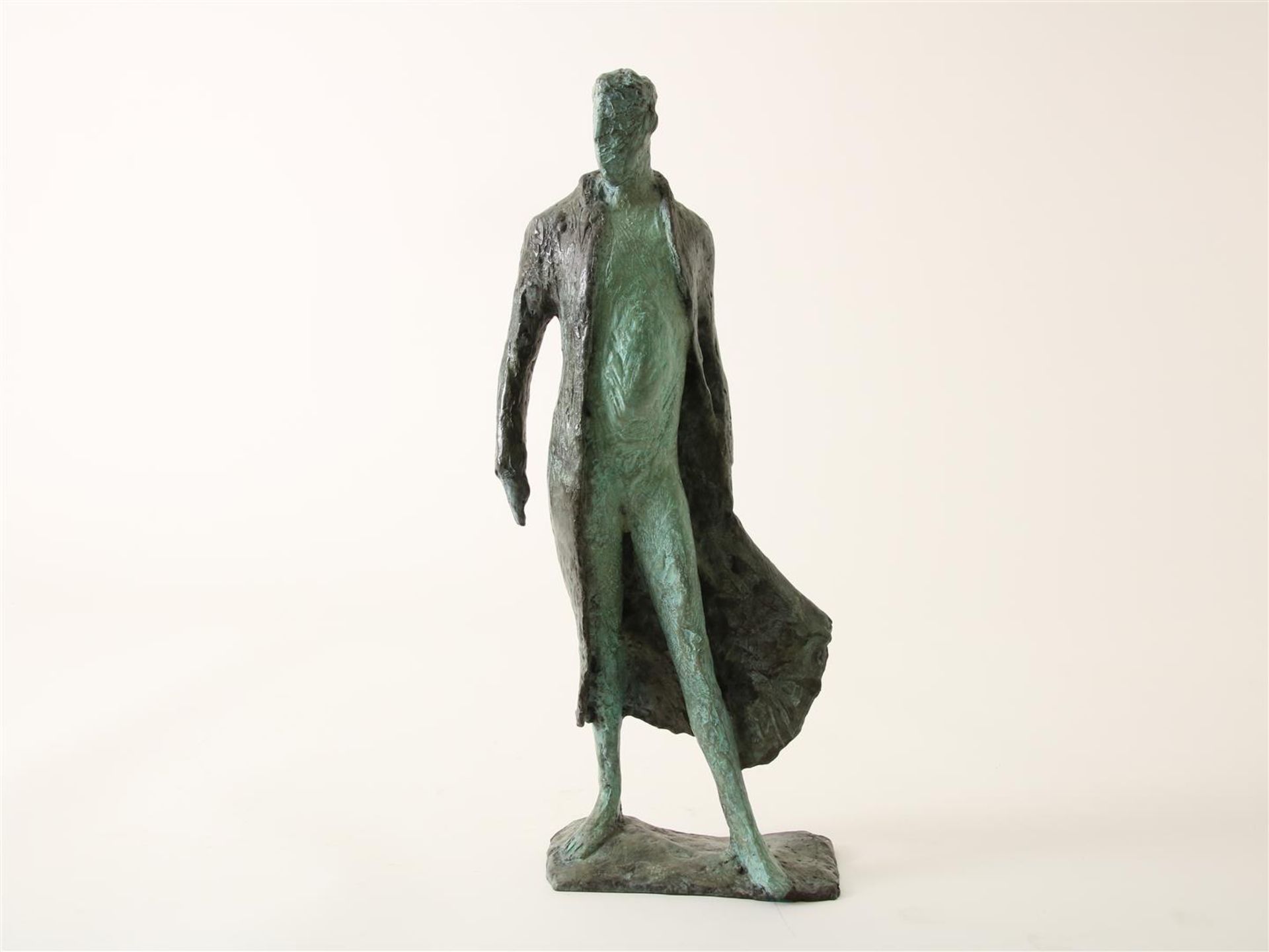 Saskia Pfaeltzer (1955-) 'The Watchman', bronze sculpture commissioned by International