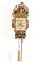 Frisian chair clock with water landscape