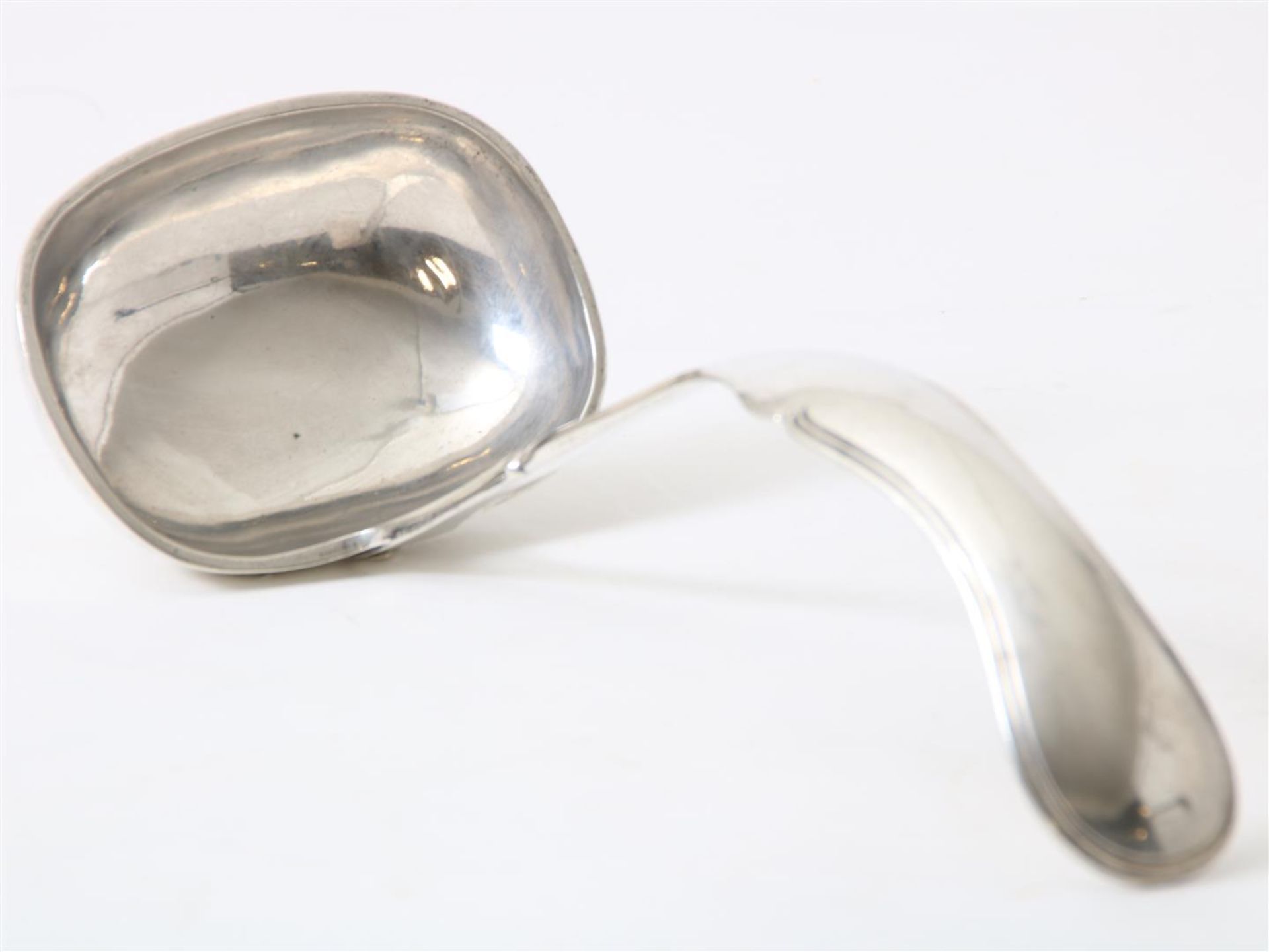 Silver soup spoon