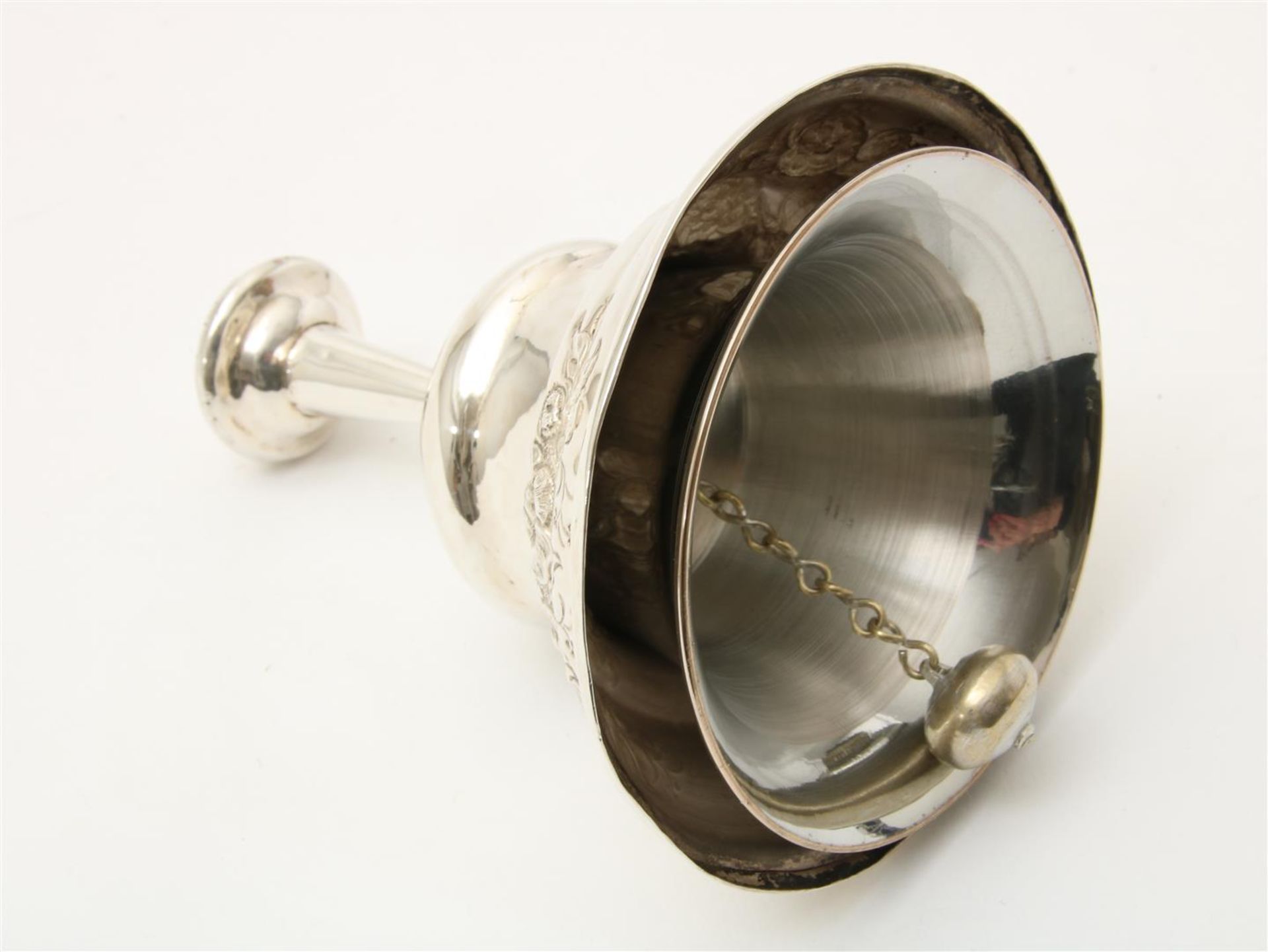 Partially silver table bell, S.H.J. Heldoorn, Amsterdam, late 19th century - Bild 3 aus 4