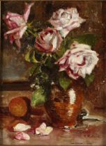 Rolland, Henri, Still life with roses