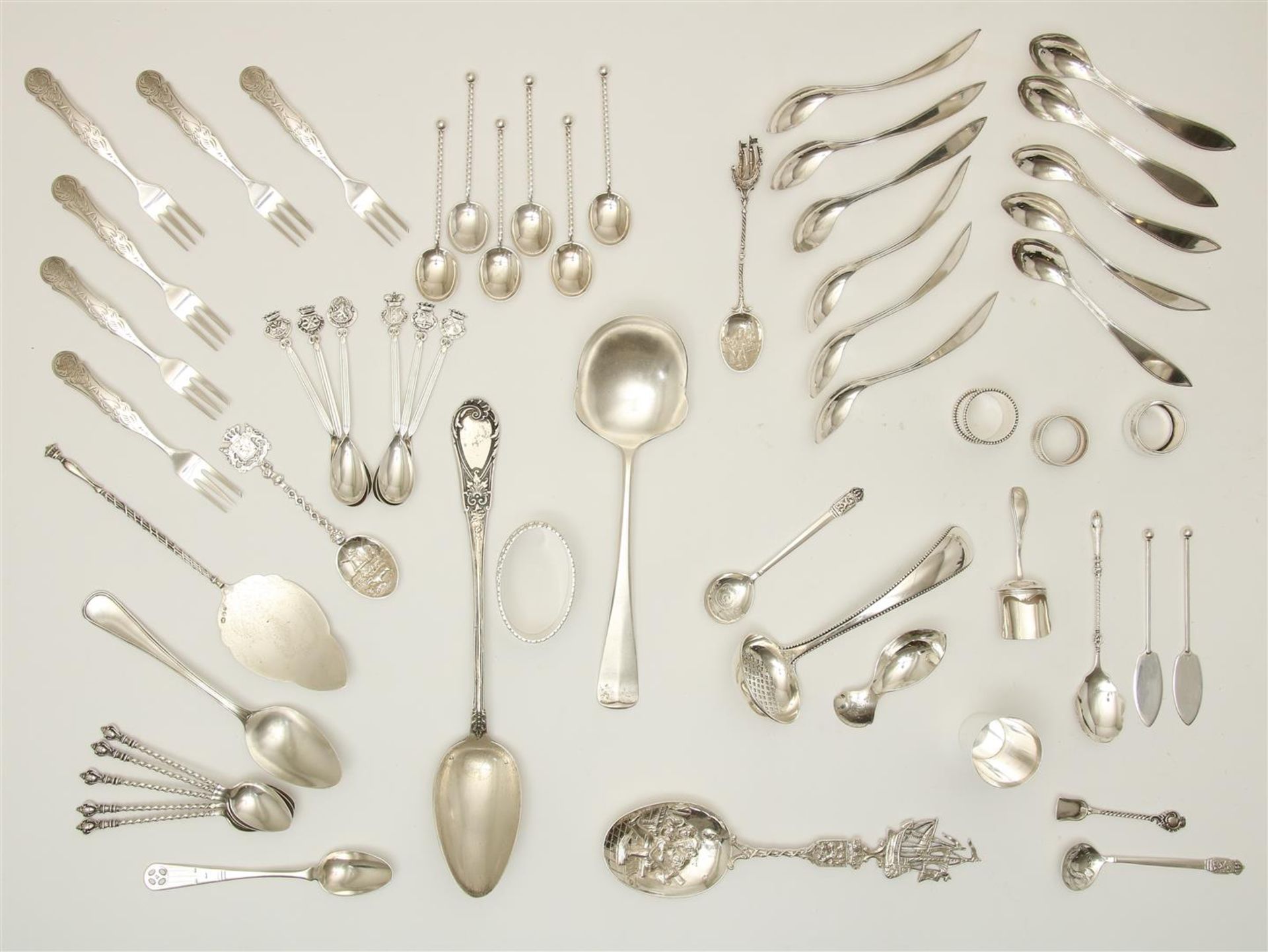 Various silverware