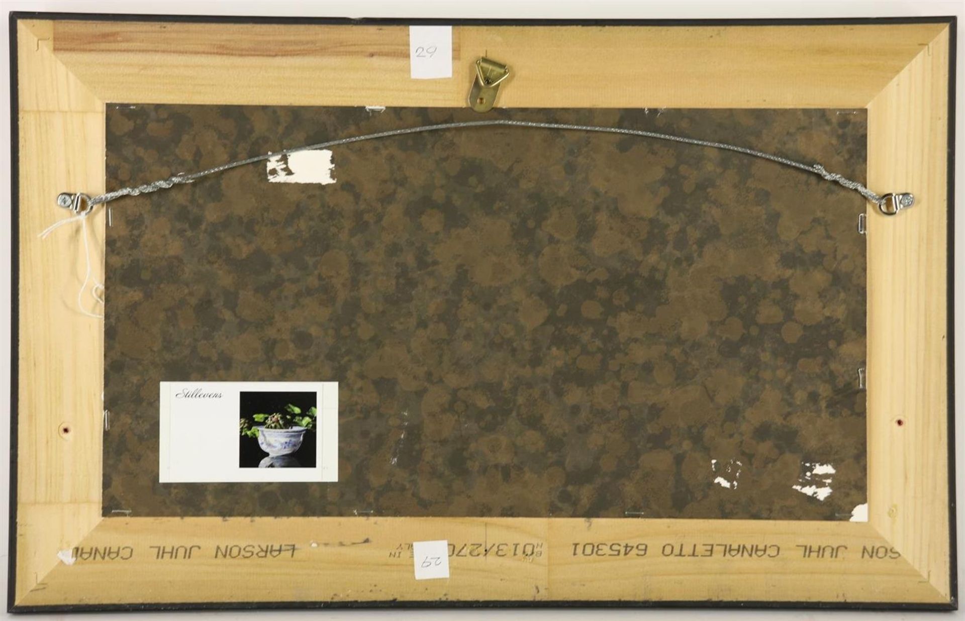 Hetty Ansing (1949-) Still life "Nostalgia", signed lower right, panel 20 x 40 cm. - Image 4 of 4