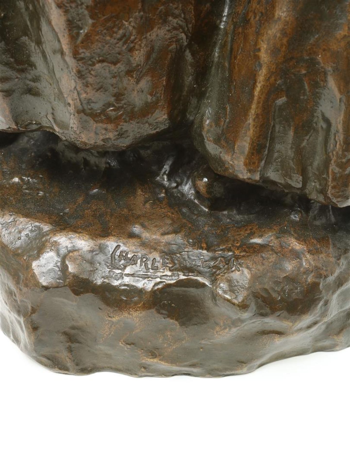 Wijk, "Charles" van. Bronze sculpture - Bild 5 aus 6