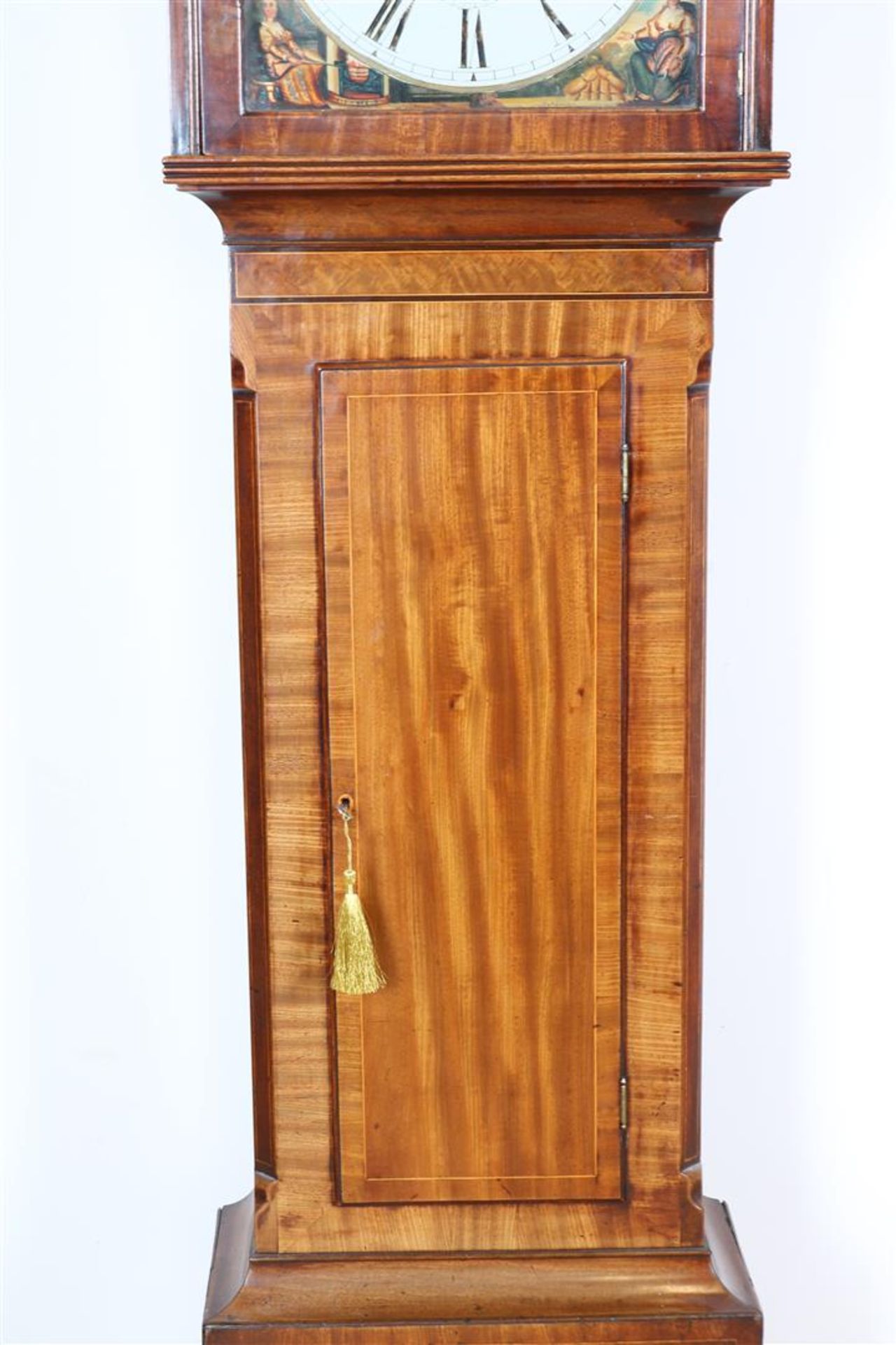 Mahogany grandfather clock, 19th century - Bild 3 aus 10