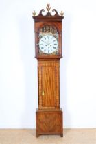 Mahogany grandfather clock, 19th century