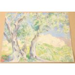 Blok van der Velden, Ad, Trees with a view of Menton