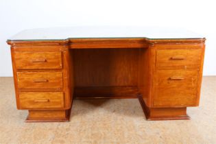 walnut Art Deco desk
