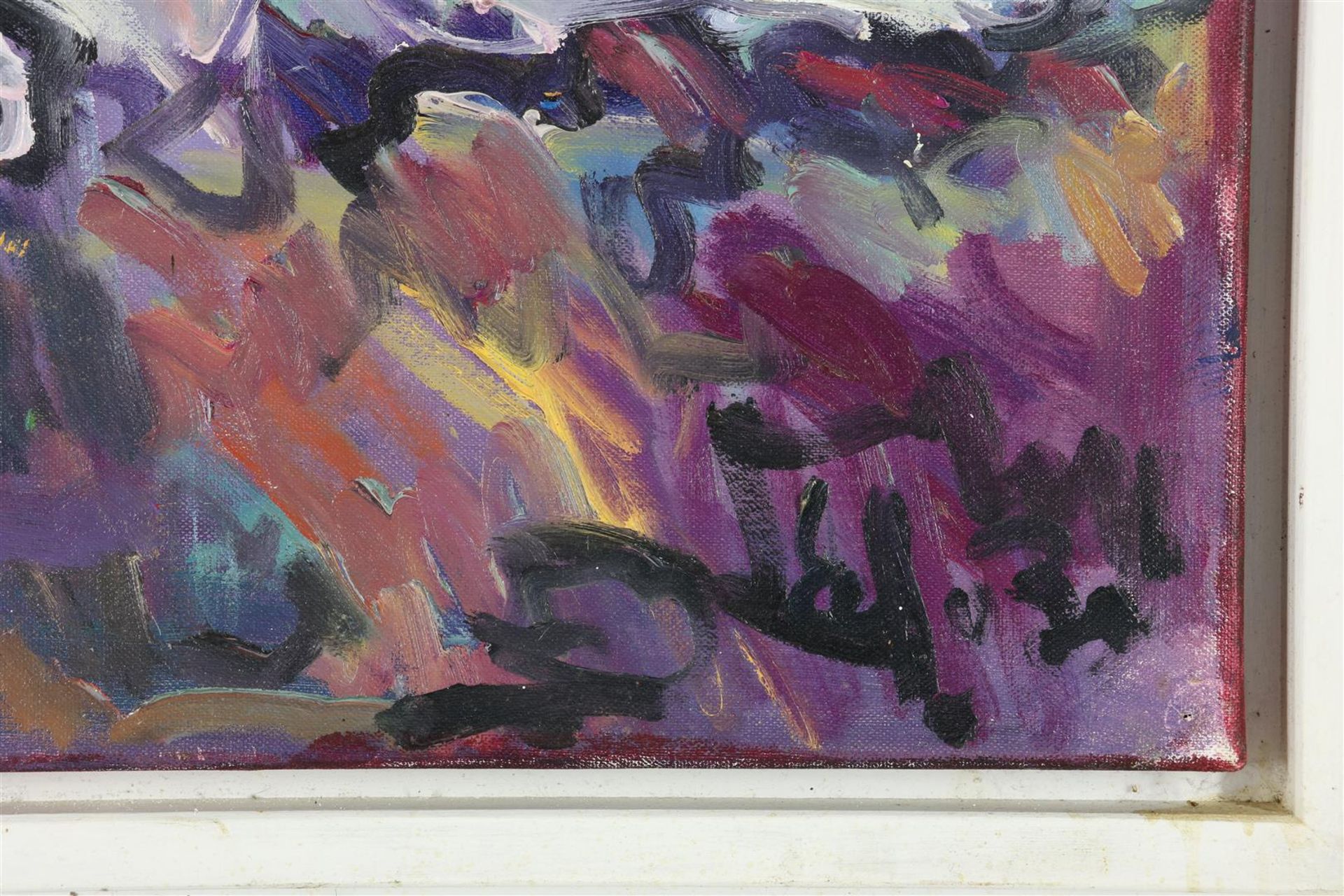 Eef van Brakel (1930-2014) View of Ameland, signed lower right. Canvas 50 x 60 cm. - Image 3 of 4