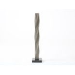 John Spek (1950-) 'Symbiosis', geometric abstract sculpture of metal on granite base, signed and