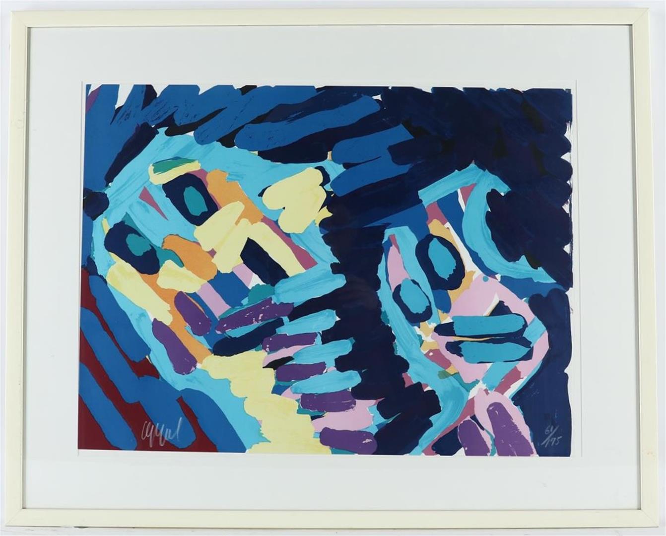 Karel Appel (1921-2006) Animal, signed lower left, lithograph, 61/175 55 x 73 cm. condition: loose - Image 2 of 5