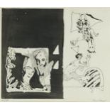 (Lubertus Jacobus Swaanswijk) Lucebert (1924-1994) Figures, signed lower right. Etching, 112/190, 40