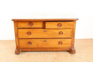 Mahogany laundry chest