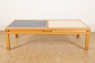 Birch wood design coffee table