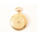 ELECTRON, Pocket watch in a gold lid frame, geh. 585/000, crown winding Arabic numeral and seconds