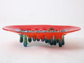 Redglass bowl
