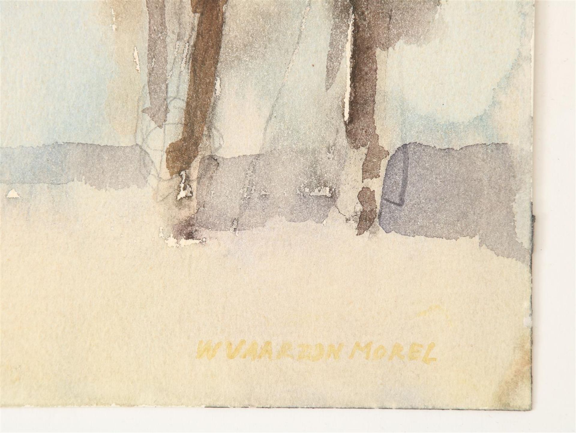 Vaarzon Morel, Willem Ferdinand Abraham Isaac, Man with horse - Bild 3 aus 3