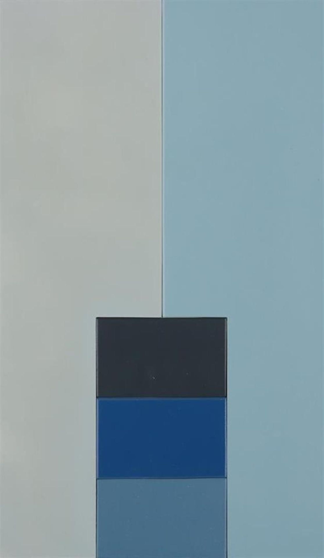 Antonia Lambele (1943-) Aidyl, acrylic on steel, signed and dated 1998 on the reverse, acrylic on