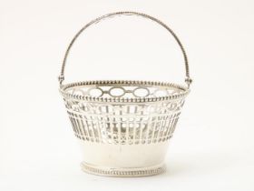 Silver basket, D.H. Greup Pz., Voorburg