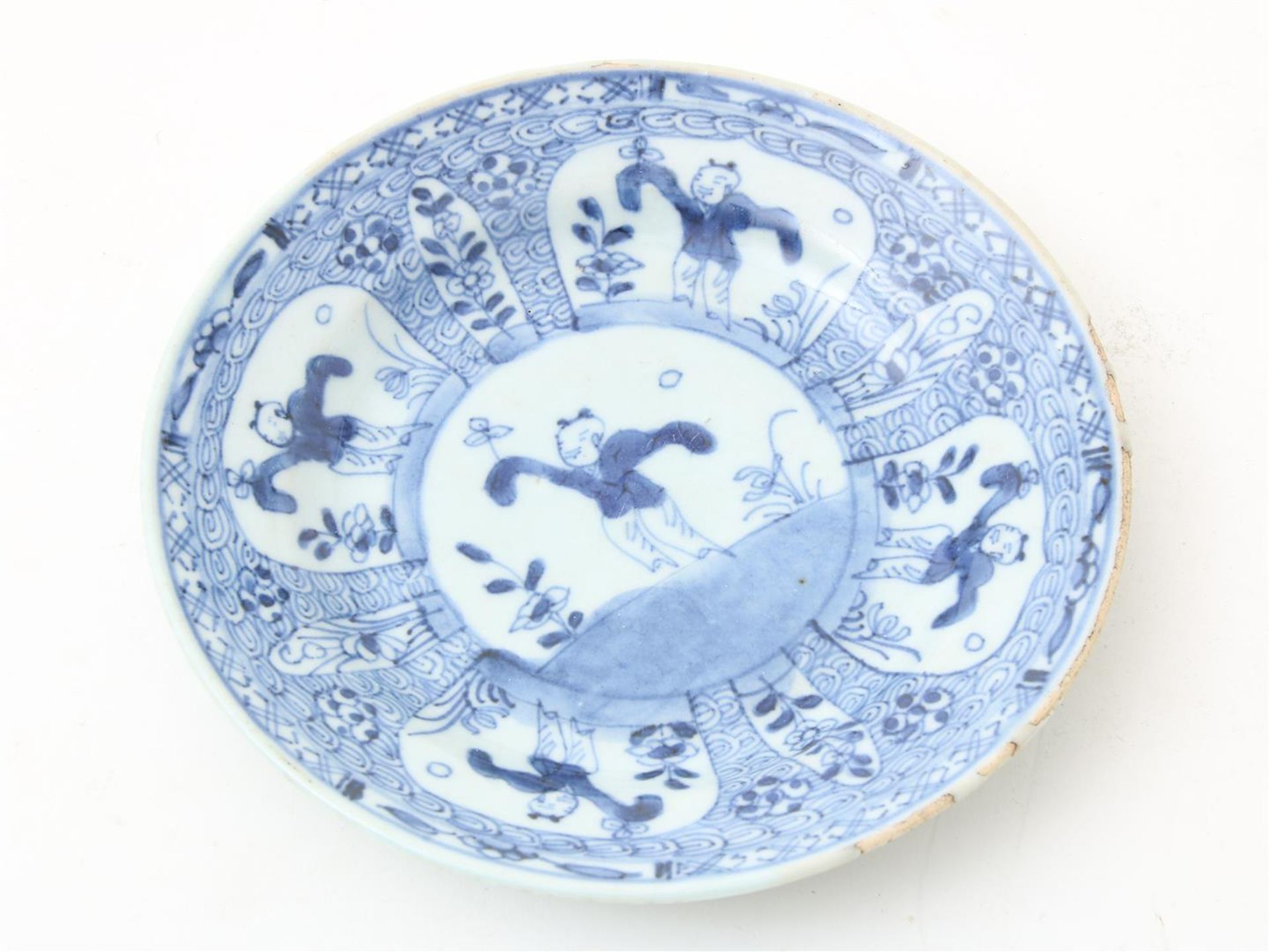 Series of 5 porcelain plates, China 19th century - Image 6 of 9