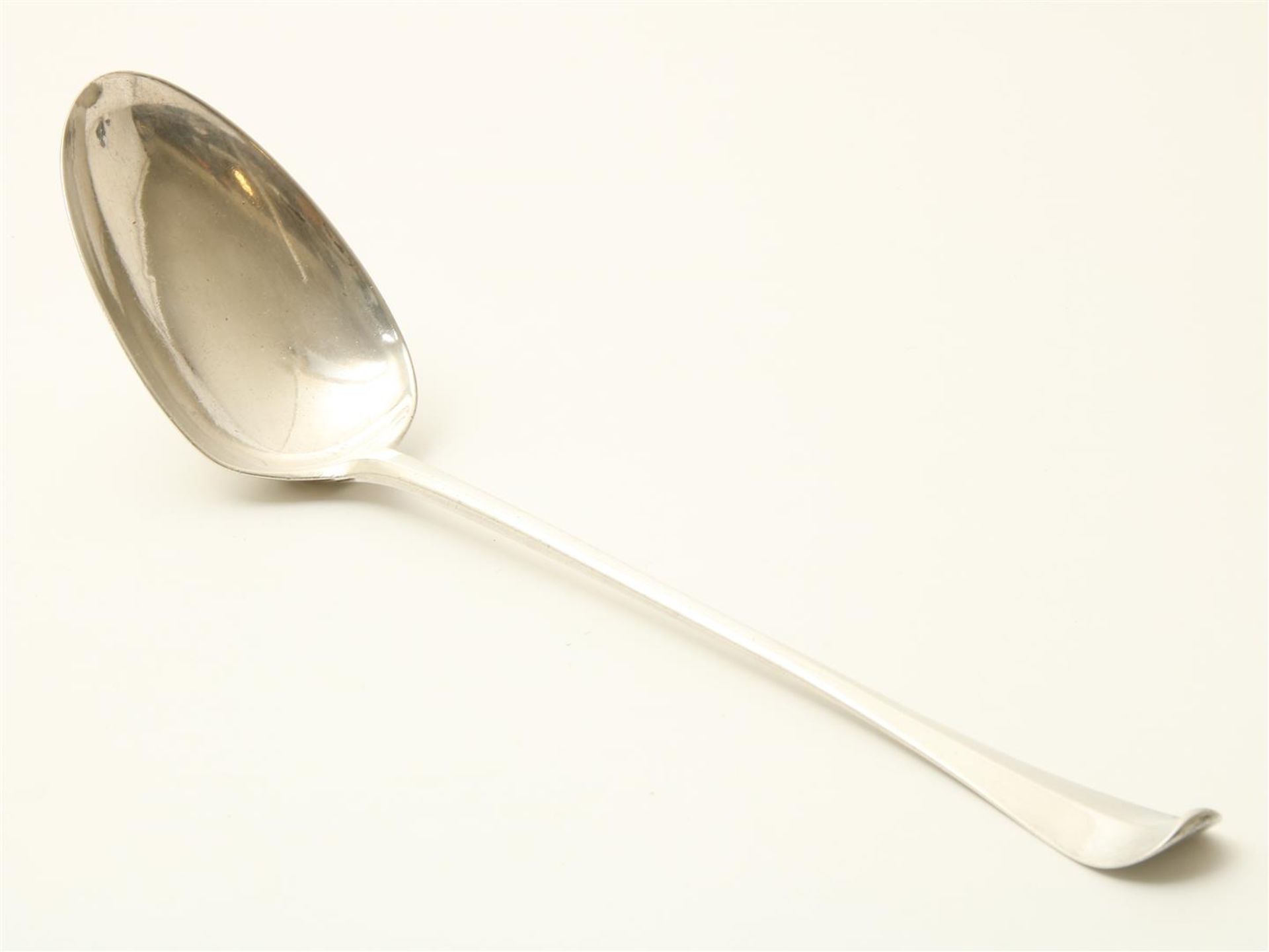 Silver mush spoon, Jacob Schenk, 1745