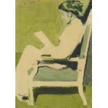 Gilles, Nicolas. woman reading