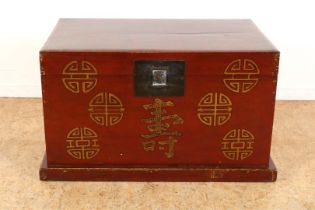 Marriage chest, China late 19th century