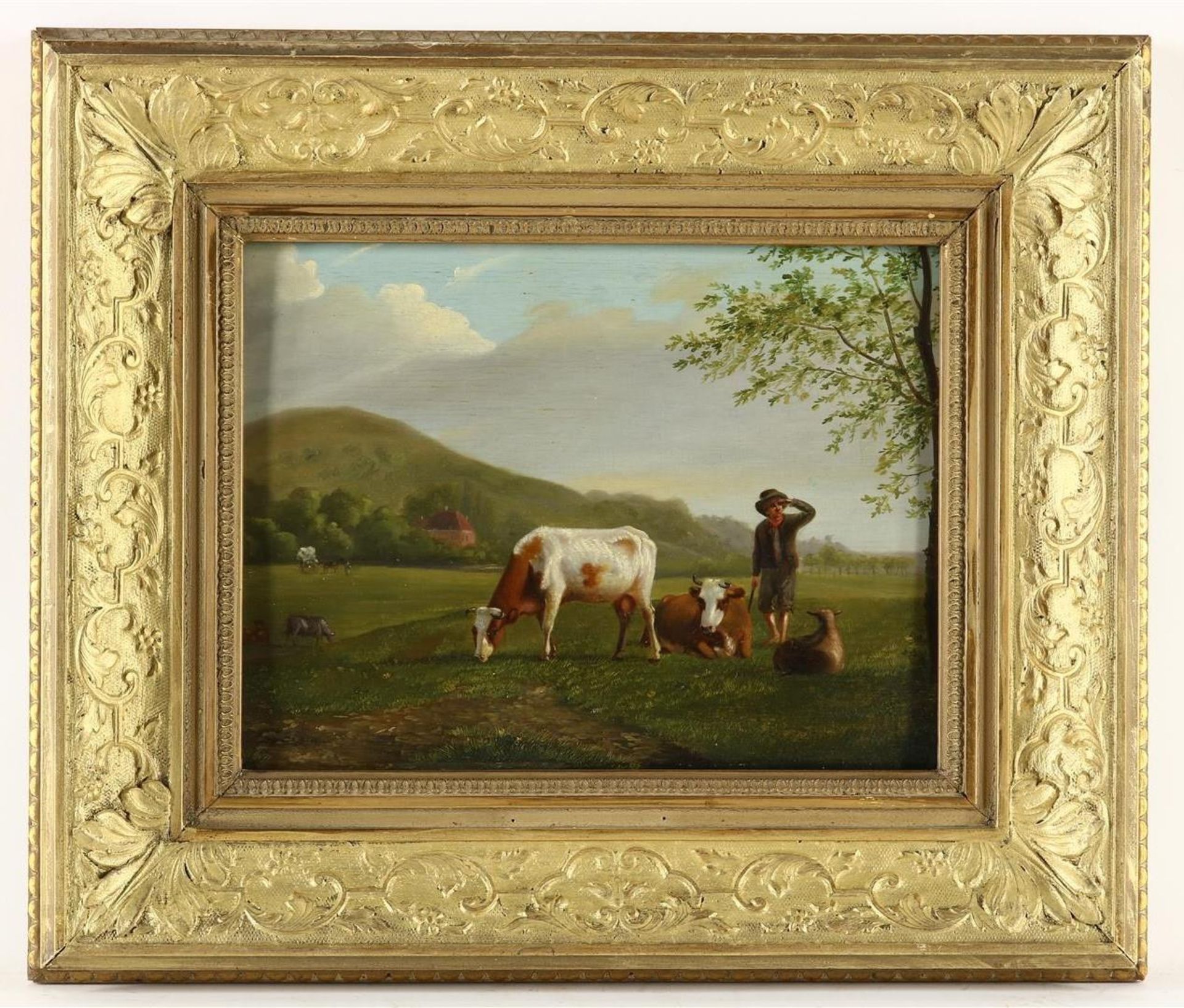 Possibly, Jan Kobell III, Young shepherd with cows - Bild 2 aus 3