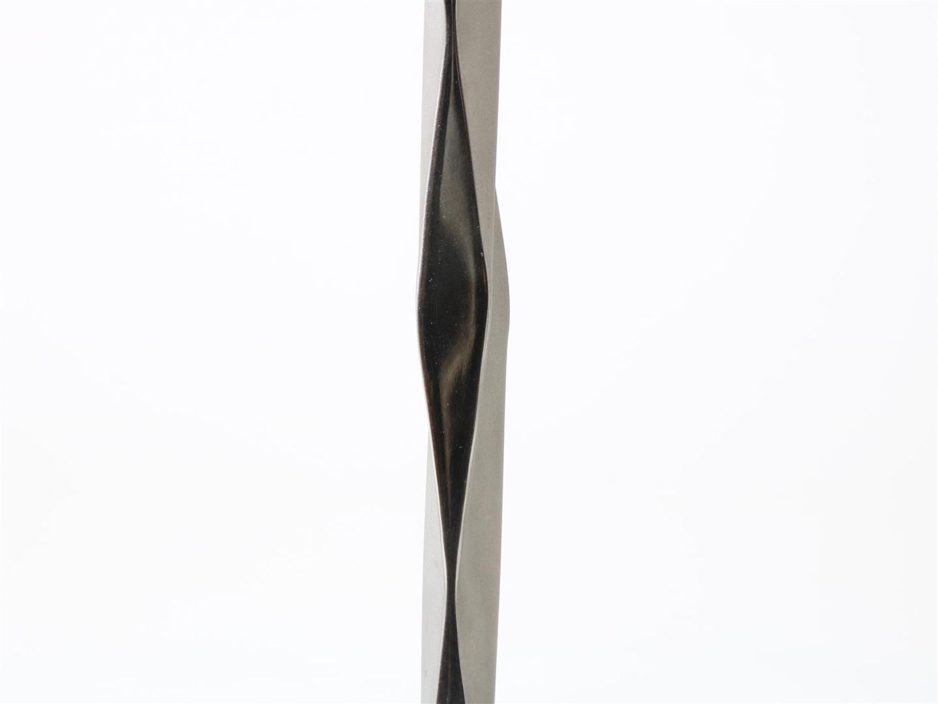 John Spek (1950-) 'Symbiosis', geometric abstract sculpture of metal on granite base, signed and - Image 3 of 5